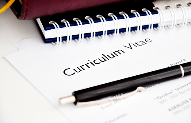 CV curriculum vitae, ringperm og penn. 
