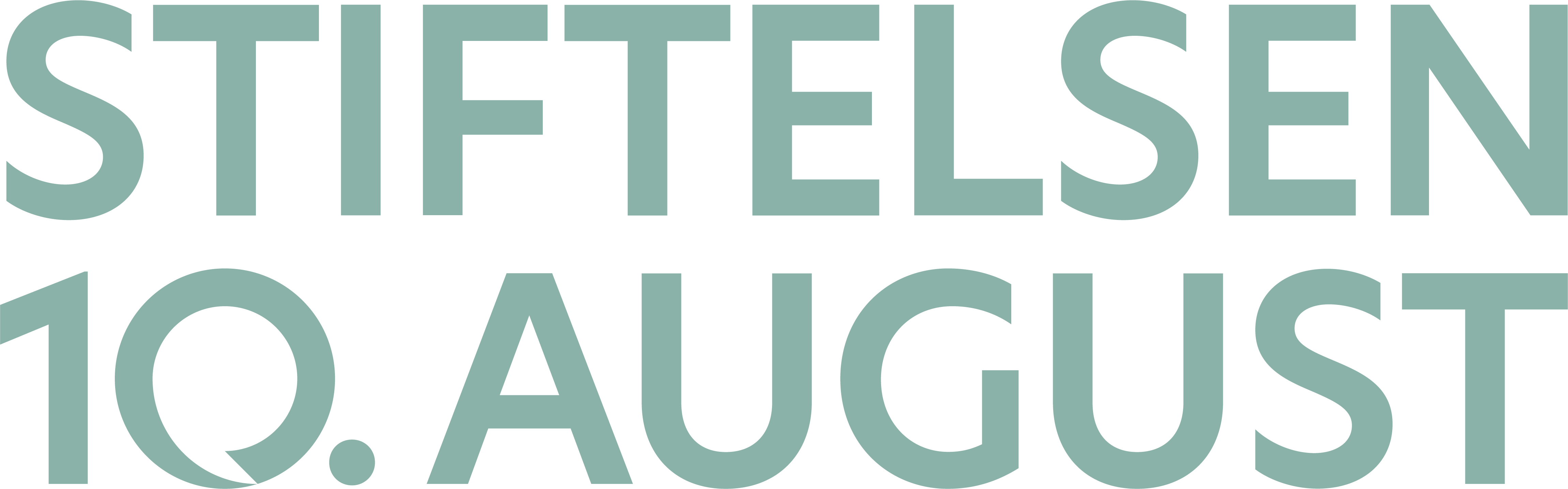 Stiftelsen 10. august logo
